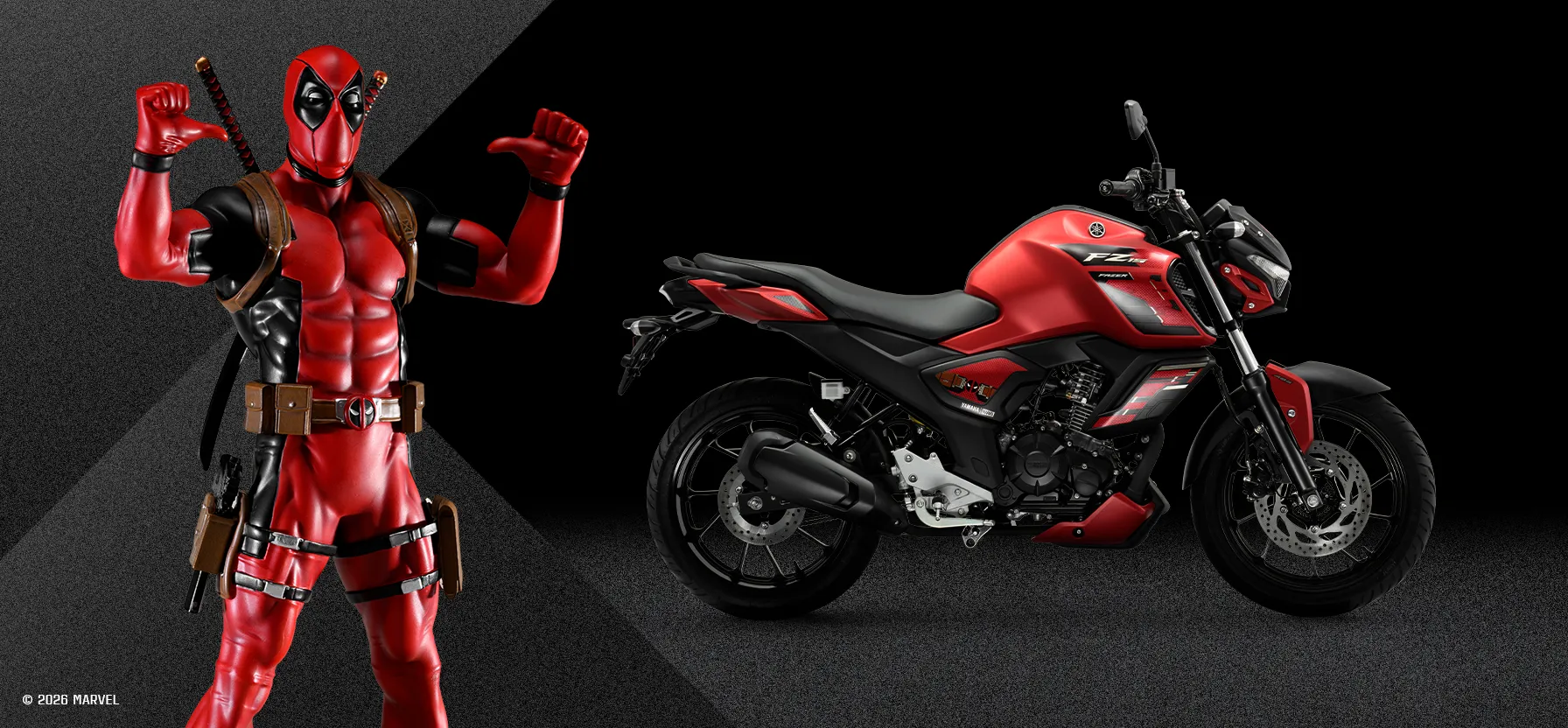 FAZER FZ15 ABS CONNECTED DEADPOOL