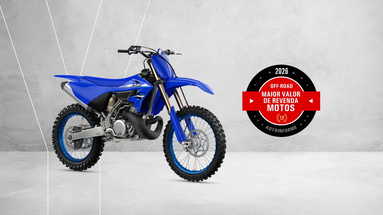 YZ250 CONQUISTA O SELO DE MAIOR VALOR DE REVENDA - MOTOS 2026
